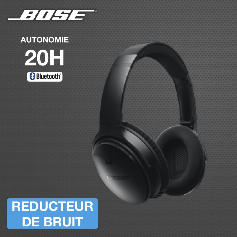 Bose QuietComfort 35 Casque à Réduction du Bruit sans Fil - Noir
