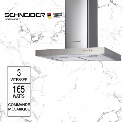 SCHNEIDER HOTTE 60CM - INOX...