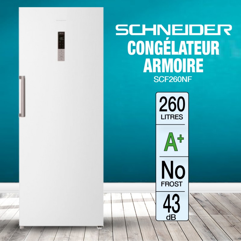 SCHNEIDER - Congélateur armoire SCF260NF