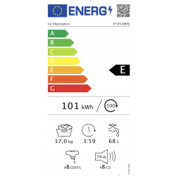 Lave-linge hublot LG F71P12WHS 17 kg pas cher - Lave Linge Electro