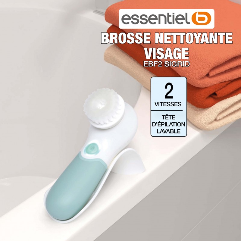 Faciall - Brosse nettoyante pour le visage - Vert - Accessoires