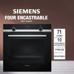 Four encastrable 70 litres pyrolyse noir - SCFP6070X1 - Schneider