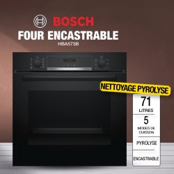 FOUR ENCASTRABLE BOSCH HBA573B