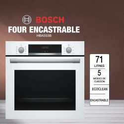 FOUR ENCASTRABLE BOSCH HBA553B