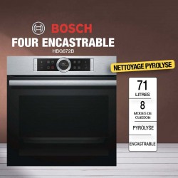 FOUR ENCASTRABLE BOSCH HBG672B