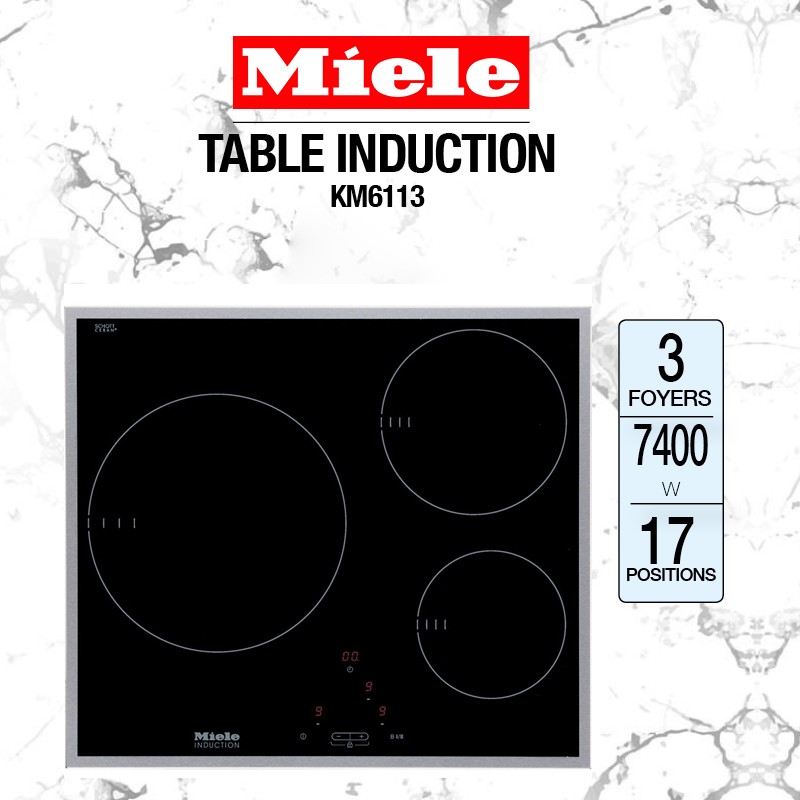 MIELE Plaque induction KM6113