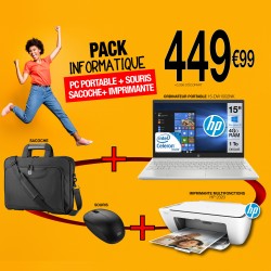 PC portable : le pack HP avec sacoche et imprimante à seulement